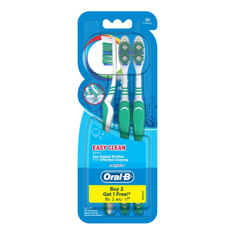 Oral B Complete Easy Clean Toothbrush (S) 5s - DoctorOnCall Online Pharmacy