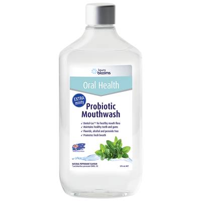 Henry Blooms Adult Whitening Probiotic Mouthwash 375ml - DoctorOnCall Farmasi Online