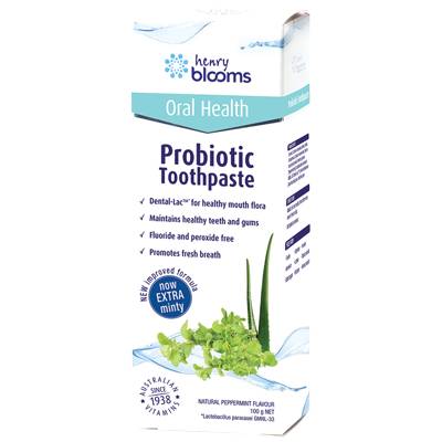 Henry Blooms Adult Probiotic Toothpaste 100g - DoctorOnCall Online Pharmacy