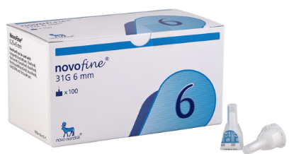 Novofine 31g 6mm Needle - 10s - DoctorOnCall Farmasi Online