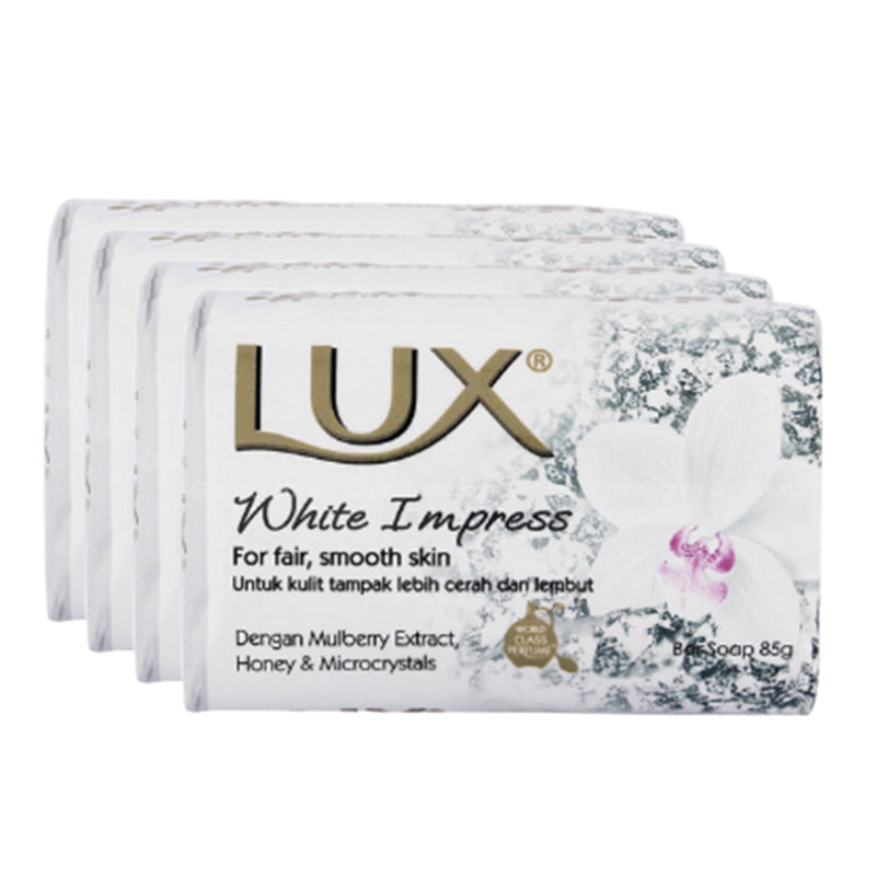 Lux Bar (White Impress) 85g x4 - DoctorOnCall Farmasi Online