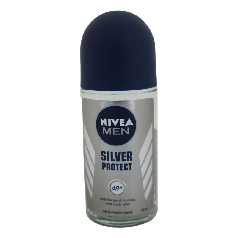 Nivea (Men) Silver Protect Roll On 50ml - DoctorOnCall Farmasi Online