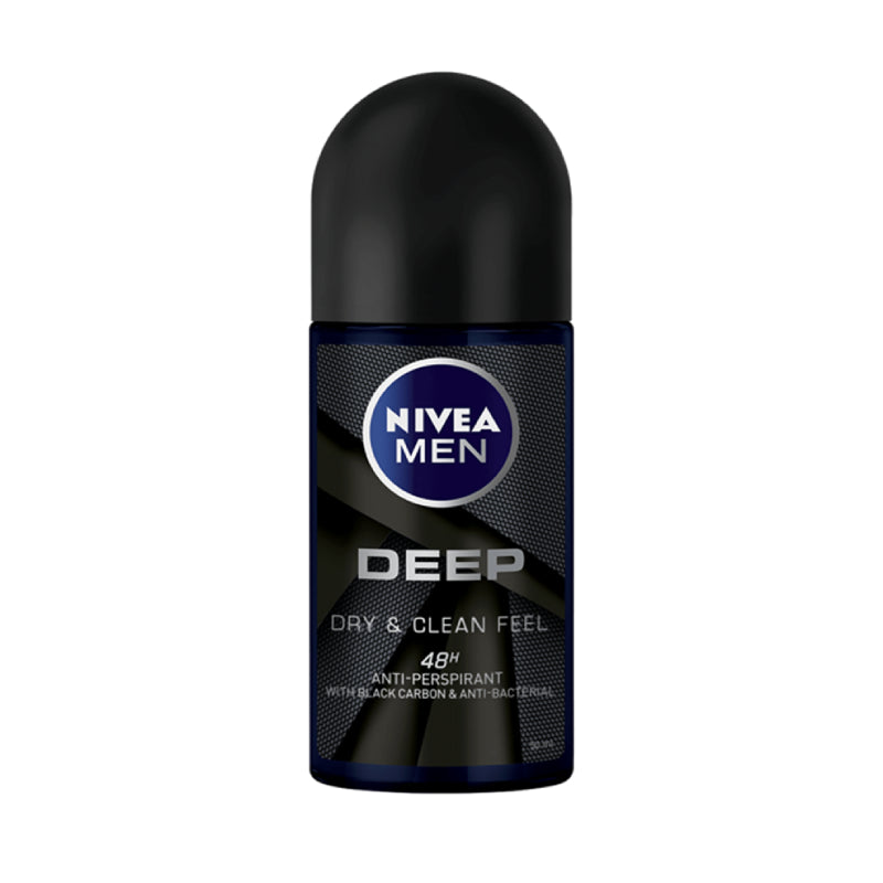 Nivea (Men) Deep Roll On 50ml - DoctorOnCall Farmasi Online