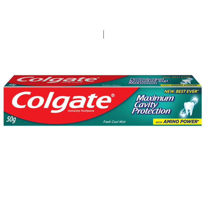 Colgate CDC Red Colgate Total Fresh Cool Mint Toothpaste 50g - DoctorOnCall Farmasi Online
