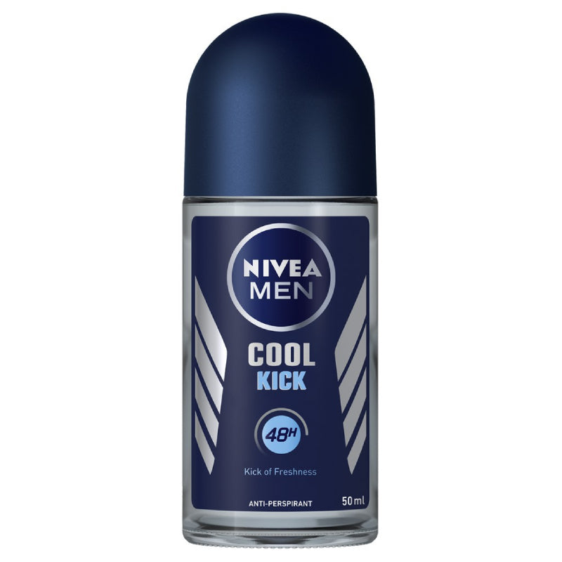 Nivea (Men) Cool Kick Roll On 50ml - DoctorOnCall Farmasi Online