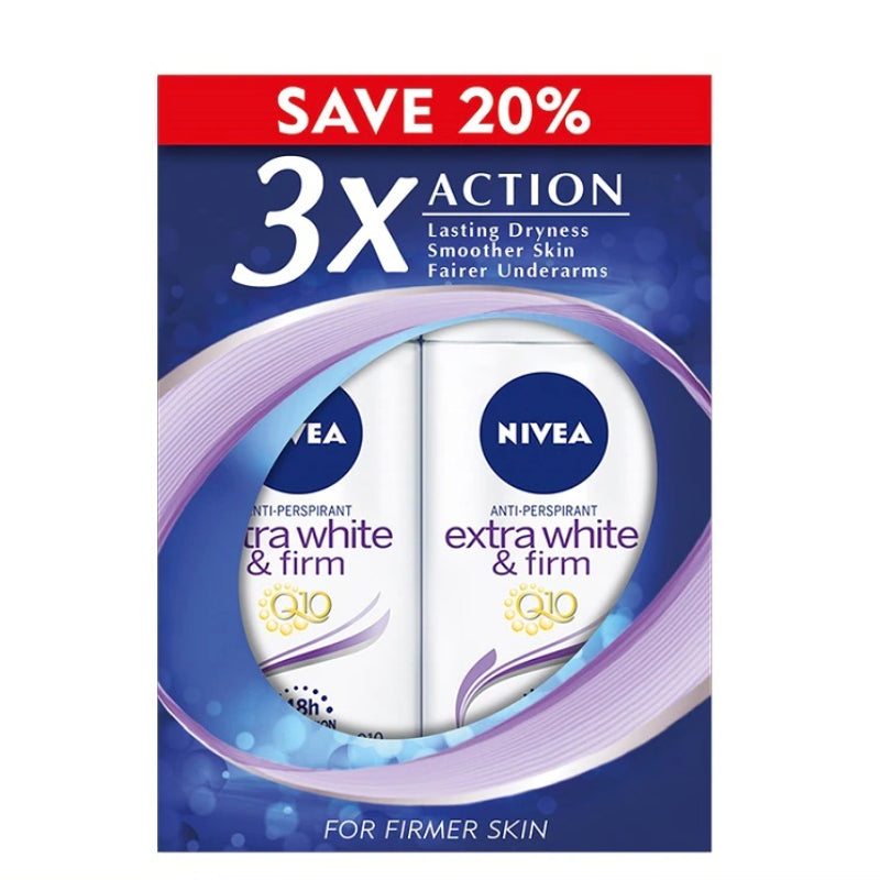 Nivea (Women) Extra White & Firm Q10 Roll On 25ml - DoctorOnCall Online Pharmacy