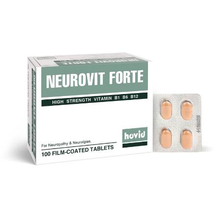 Hovid Neurovit Forte Tablet 100s - DoctorOnCall Farmasi Online