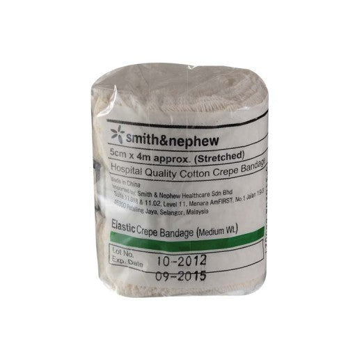 Smith & Nephew Elastic Crepe Bandage (Medium Weight) 1s - 5cmx4m - DoctorOnCall Online Pharmacy