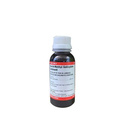 Hovid Methyl Salicylate 25% Liniment 60ml - DoctorOnCall Farmasi Online