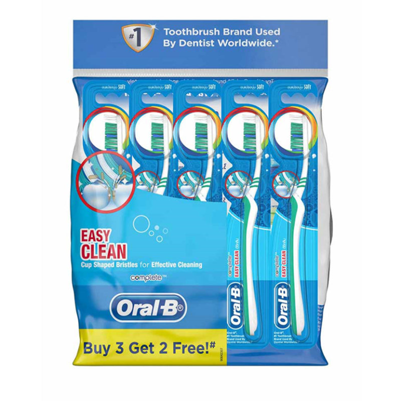 Oral B Complete Easy Clean Toothbrush (S) 3s - DoctorOnCall Online Pharmacy