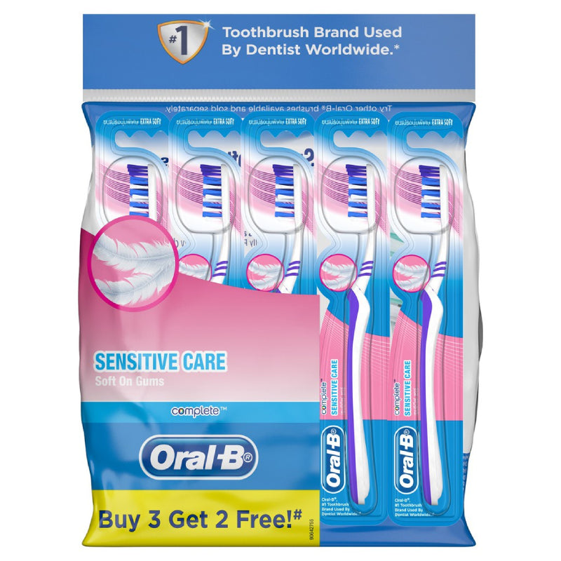 Oral B Complete Sensitive Care Extra Soft Toothbrush 3s - DoctorOnCall Farmasi Online