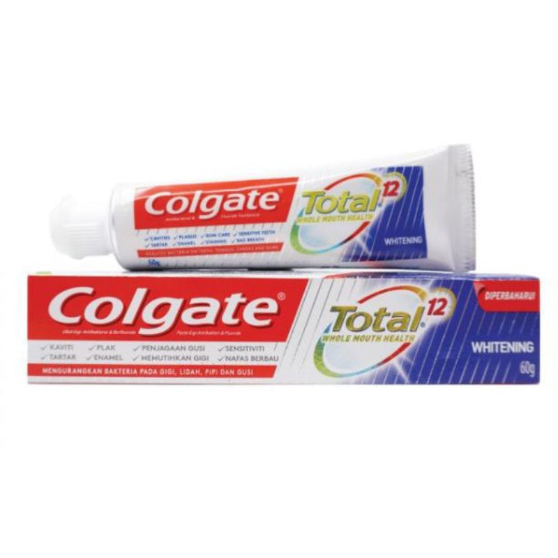 Colgate Total Pro Whitening Toothpaste 150g x2 - DoctorOnCall Farmasi Online