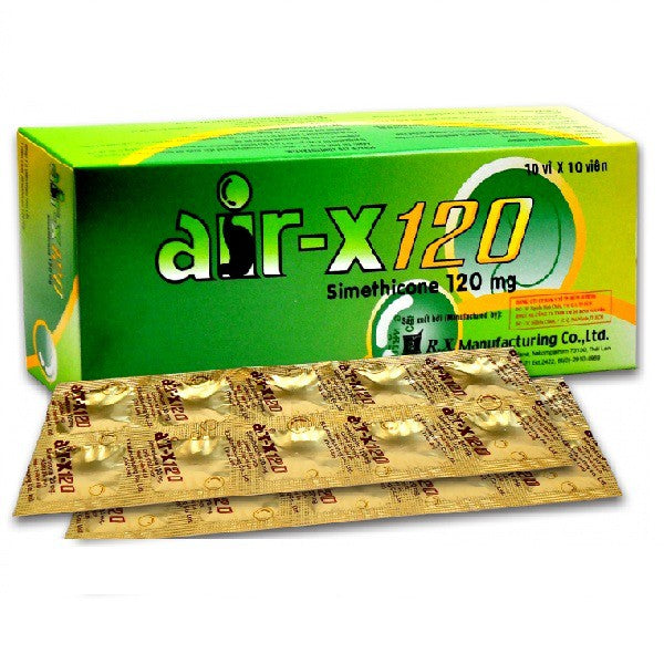 Air-X 120mg tablet - 10s (strip) - DoctorOnCall Farmasi Online