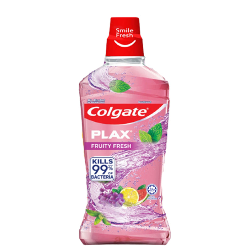 Colgate Plax Fruity Fresh Mouthwash 750ml - DoctorOnCall Farmasi Online