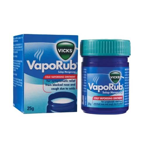 Vicks Vaporub Vaporising Ointment 25g - DoctorOnCall Farmasi Online