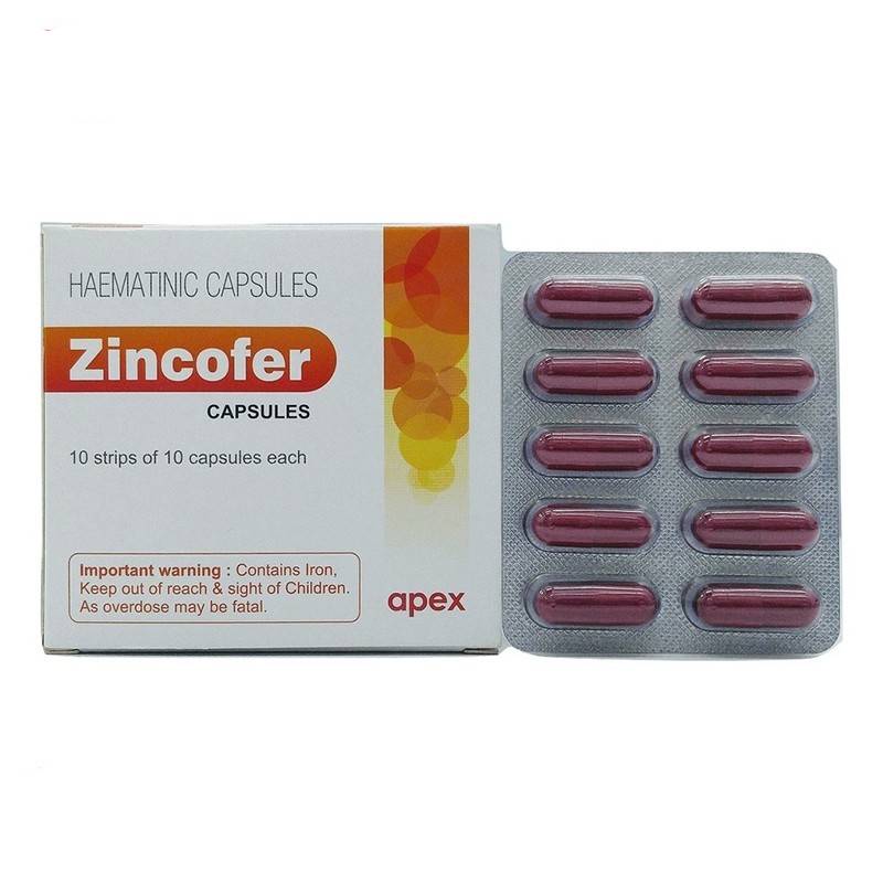 Zincofer Capsule 100s - DoctorOnCall Farmasi Online