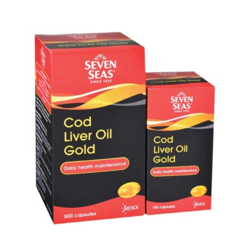 Seven Seas Cod Liver Oil Gold Capsule 100s - DoctorOnCall Farmasi Online