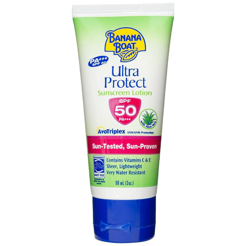 Banana Boat Ultra Protect Sunscreen Lotion SPF50 90ml (3Oz) - DoctorOnCall Online Pharmacy