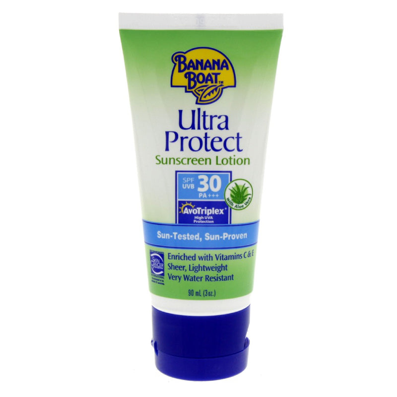 Banana Boat Ultra Protect Sunscreen Lotion SPF30 90ml (3Oz) - DoctorOnCall Farmasi Online