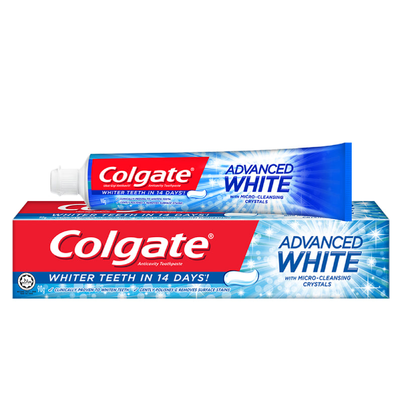 Colgate Advanced White Toothpaste 160g x2 - DoctorOnCall Farmasi Online