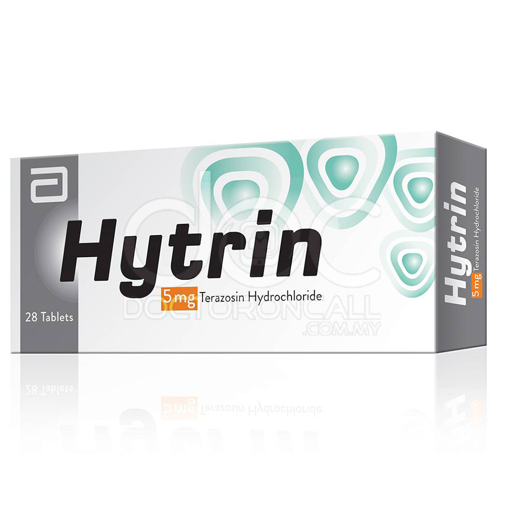 Hytrin 5mg Tablet 28s - DoctorOnCall Farmasi Online