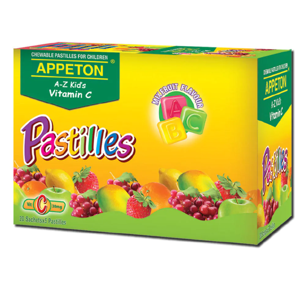 Appeton A-Z Kid's Vitamin C Pastille 5s x20 - DoctorOnCall Online Pharmacy