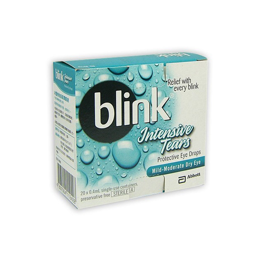 Blink Intensive Tears Protective Eye Drops 0.4ml x20 - DoctorOnCall Farmasi Online