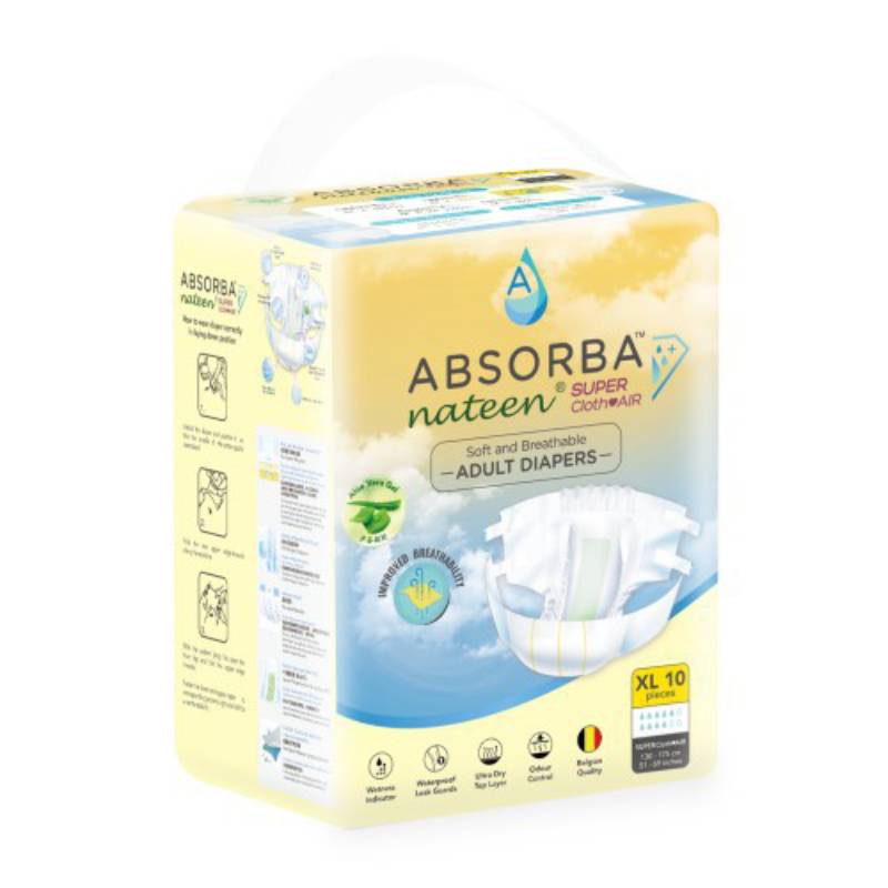 Absorba Super Cloth Air Adult Pants (XL) 10s - DoctorOnCall Farmasi Online