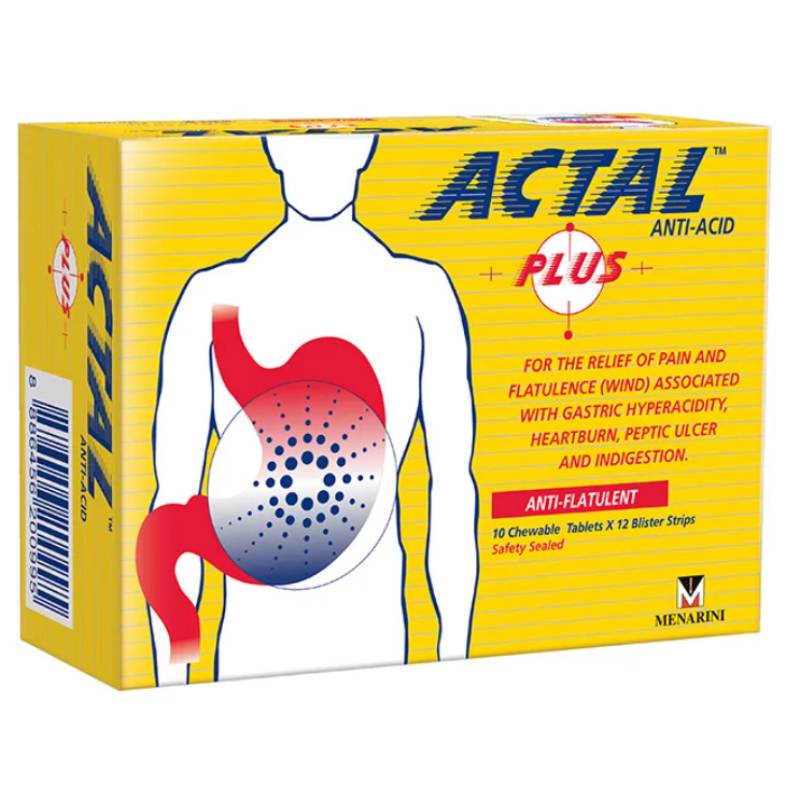 Actal Plus Tablet 10s (strip) - DoctorOnCall Farmasi Online