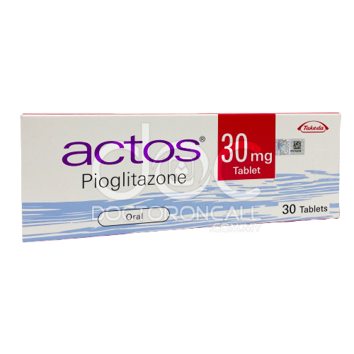 Actos 30mg Tablet 30s - DoctorOnCall Online Pharmacy