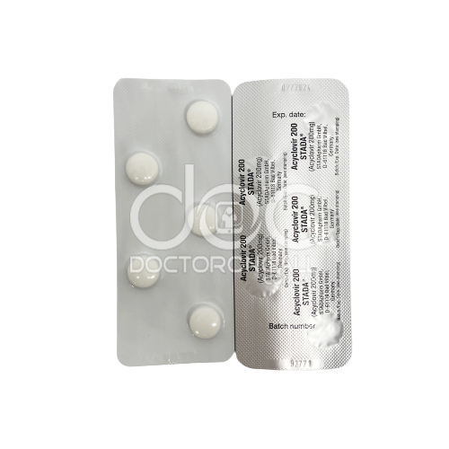 Acyclovir Stada 200mg Tablet 5s (strip) - DoctorOnCall Farmasi Online