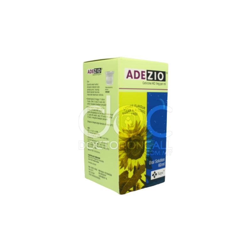 Adezio 1mg/ml Solution 60ml - DoctorOnCall Online Pharmacy