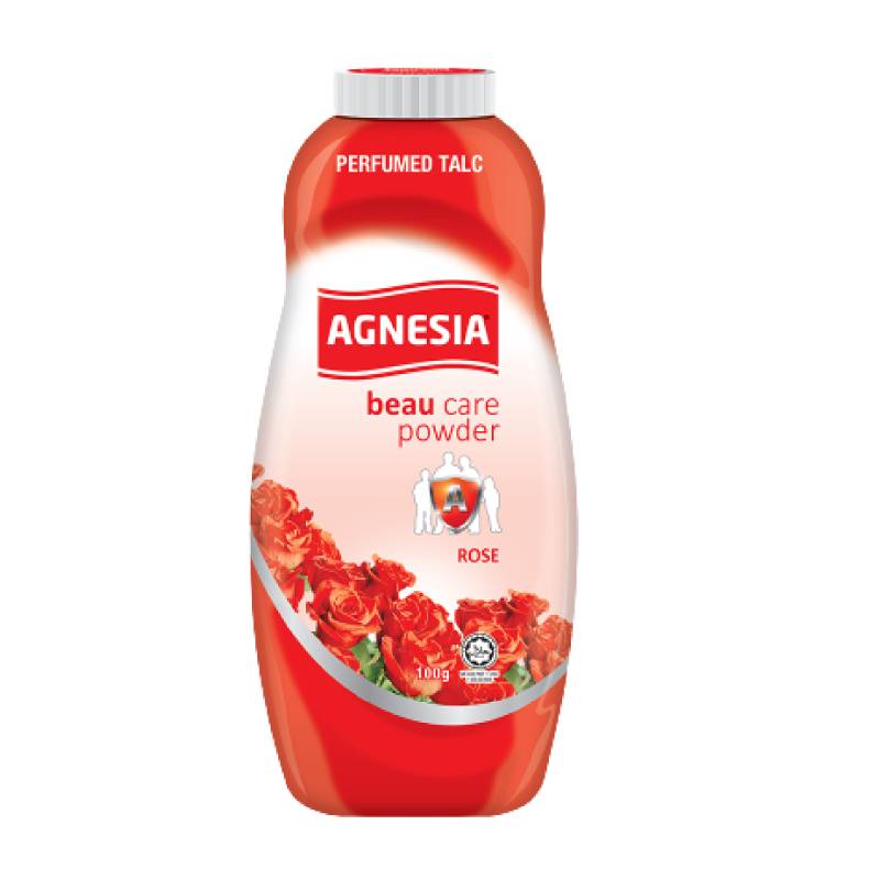 Agnesia Beau Care Powder (Rose) 100g - DoctorOnCall Farmasi Online