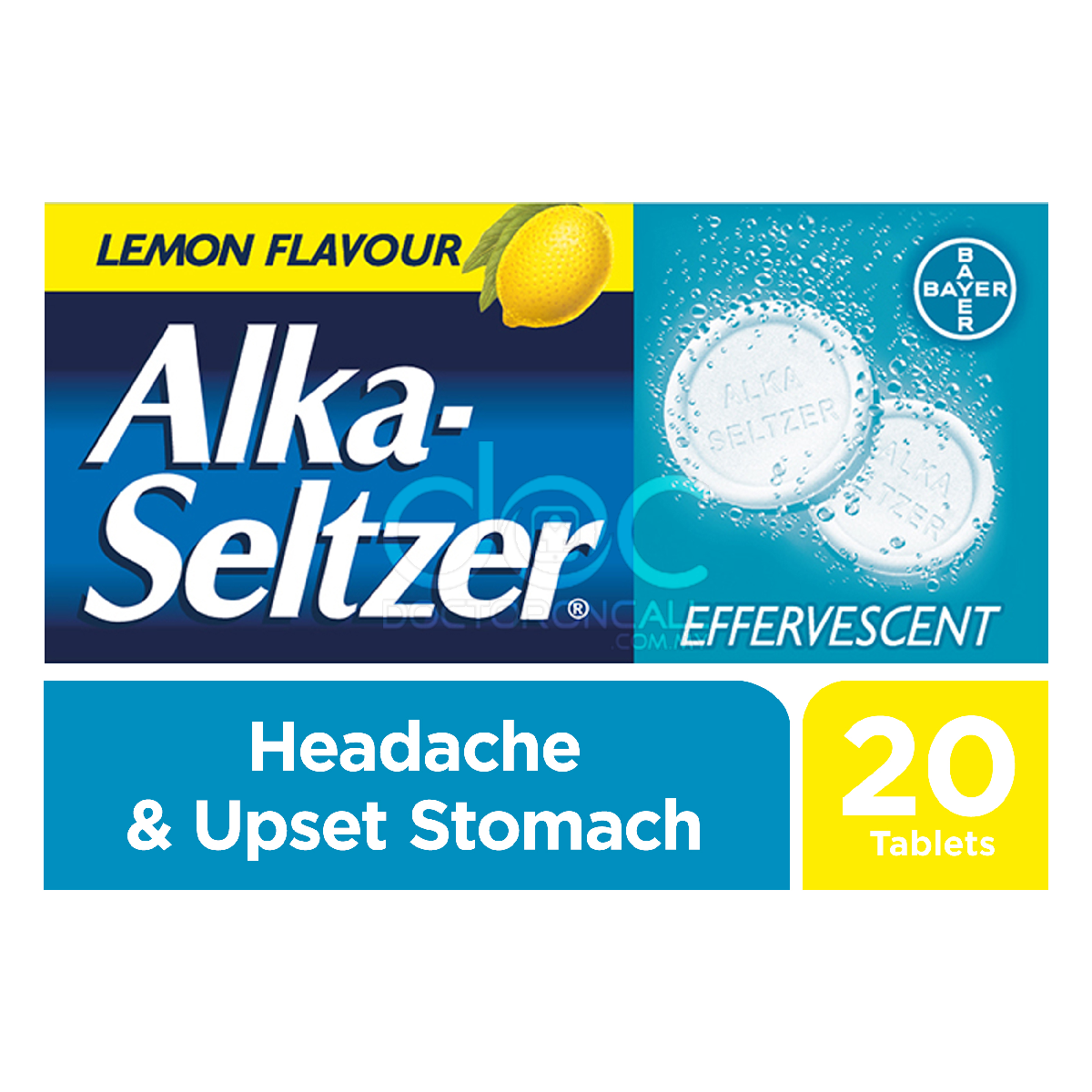 Alka Seltzer Lemon 20s - DoctorOnCall Online Pharmacy