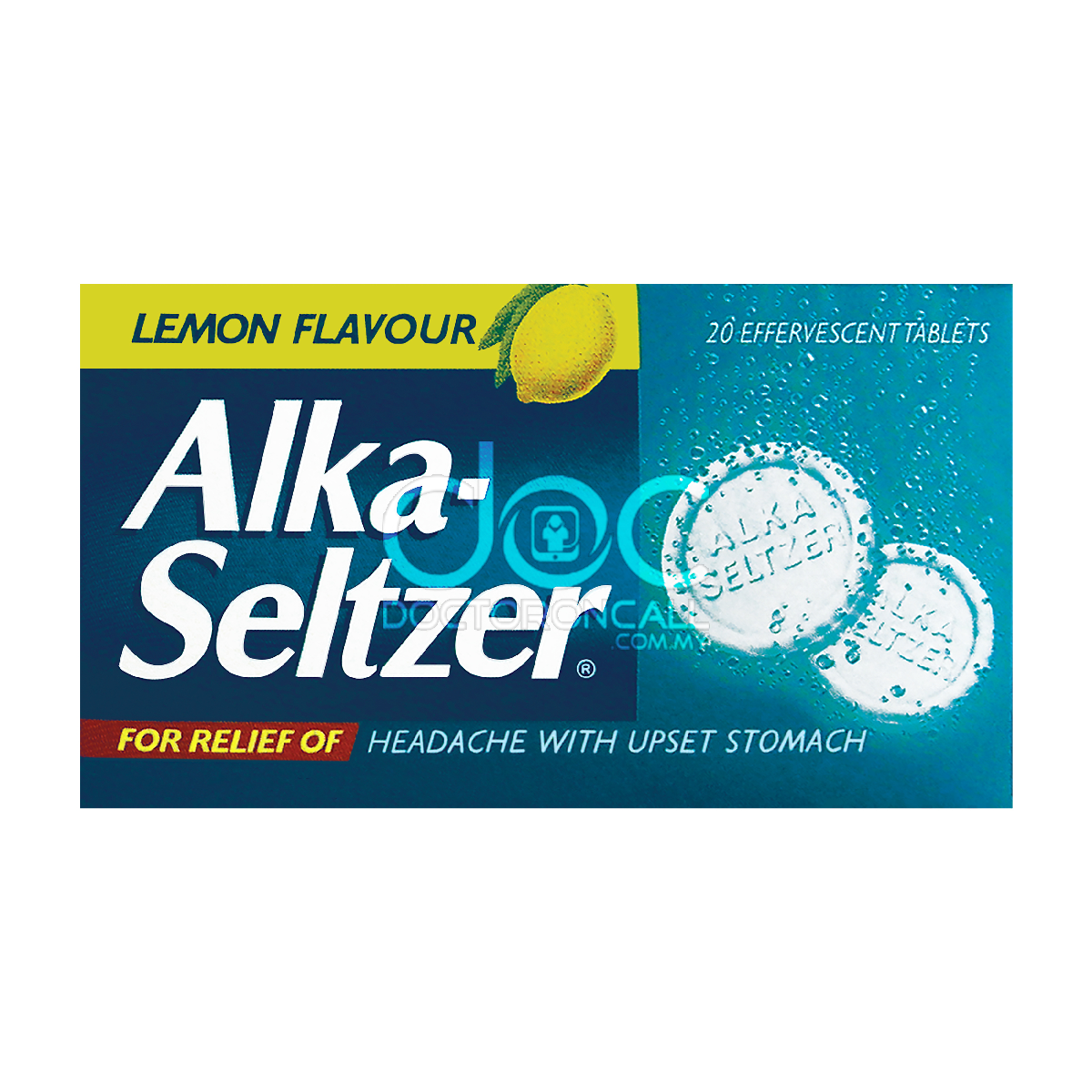 Alka Seltzer Lemon 2s (strip) - DoctorOnCall Farmasi Online