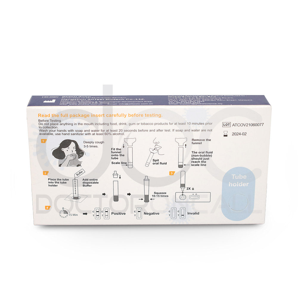 ALLTEST COVID-19 Antigen Rapid Test Kit - Oral Fluid Self Testing 1s - DoctorOnCall Farmasi Online