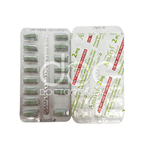 Amaryl 2mg Tablet 15s (strip) - DoctorOnCall Farmasi Online