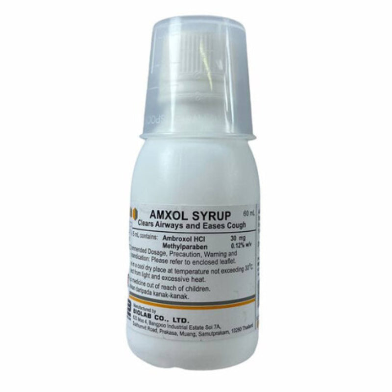 Amxol 30mg/5ml Syrup 60ml - DoctorOnCall Farmasi Online