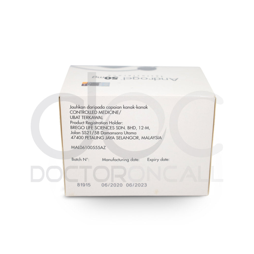 Androgel 1% Gel 30s - DoctorOnCall Online Pharmacy