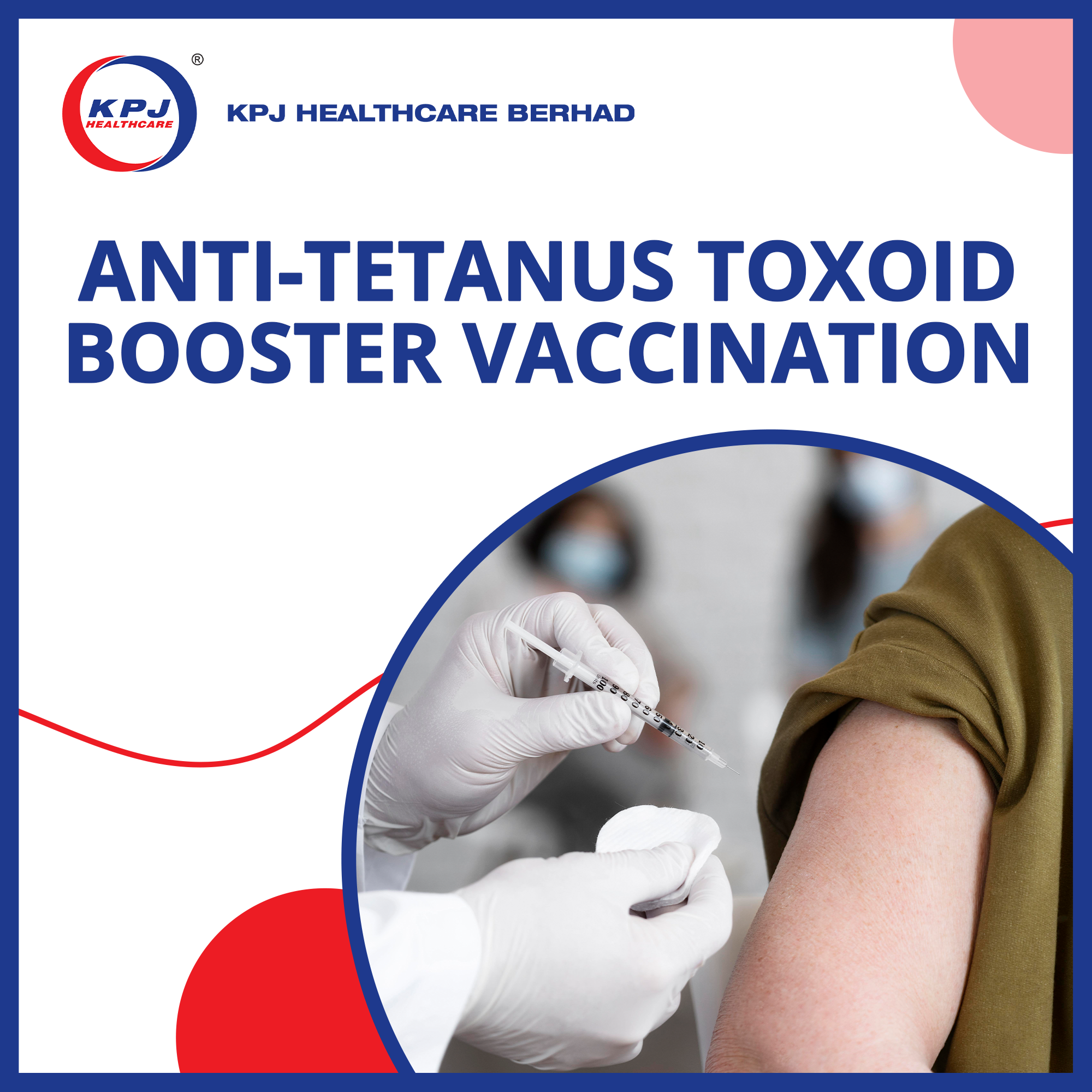 KPJ ACC Kinrara - Anti-Tetanus Toxoid Booster Vaccination - 1 pax - DoctorOnCall Online Pharmacy