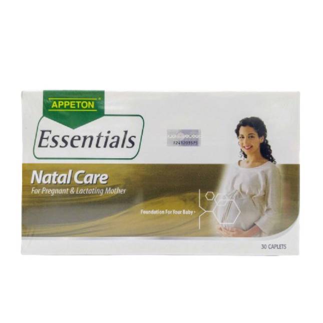 Appeton Essentials Natal Care Caplet 30s - DoctorOnCall Farmasi Online