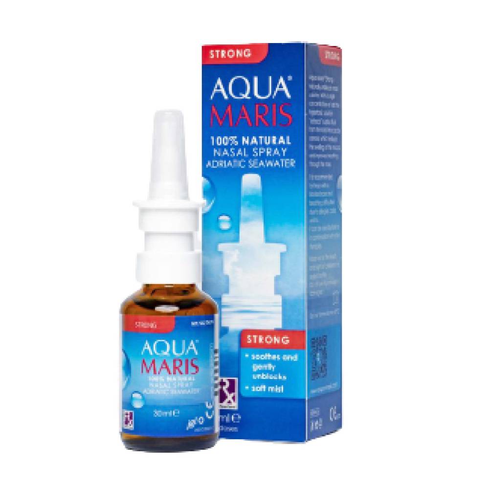 Aqua Maris 100% Natural Nasal Spray - Strong - 30ml - DoctorOnCall Online Pharmacy