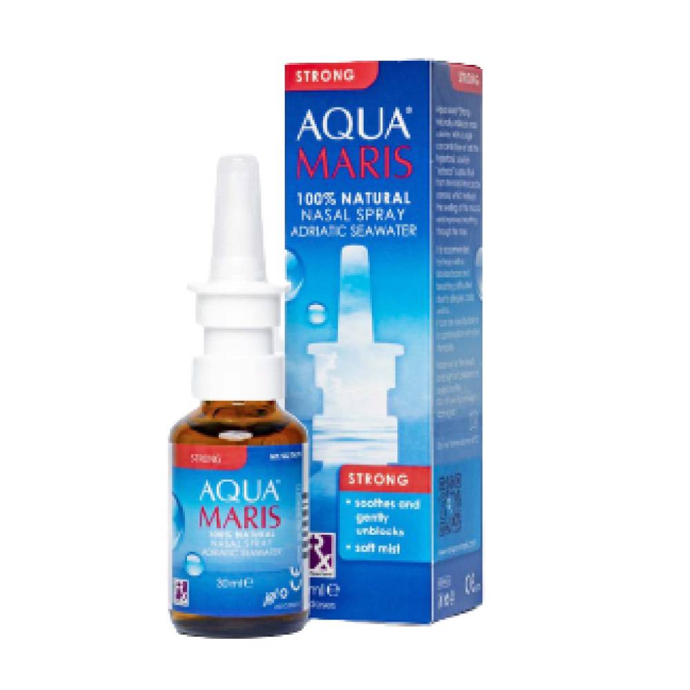 Aqua Maris 100% Natural Nasal Spray - Strong 30ml - DoctorOnCall Farmasi Online