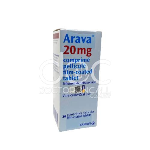 Arava 20mg Tablet 30s - DoctorOnCall Online Pharmacy