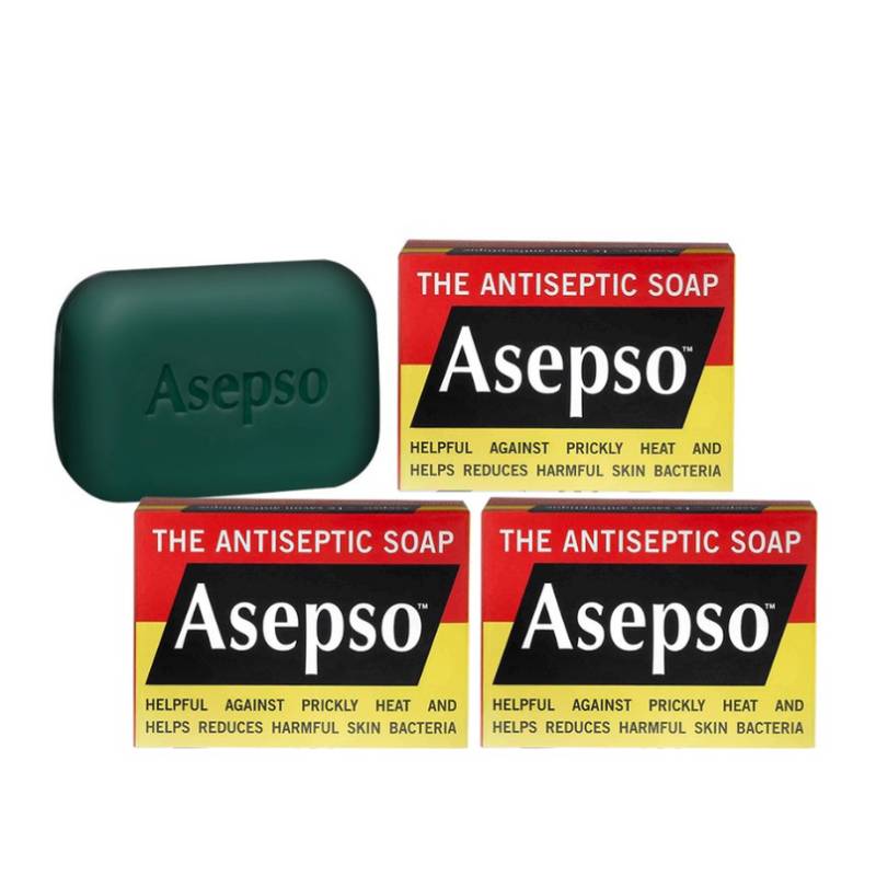 Asepso Soap (Original) - 80g x3 - DoctorOnCall Online Pharmacy