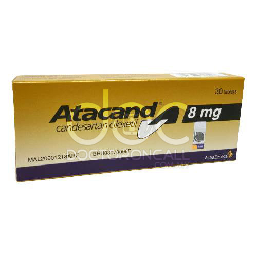 Atacand 8mg Tablet 15s (strip) - DoctorOnCall Farmasi Online