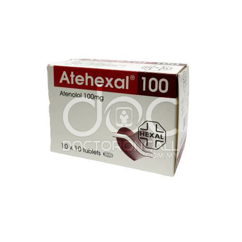 Atehexal 100mg Tablet 10s (strip) - DoctorOnCall Farmasi Online