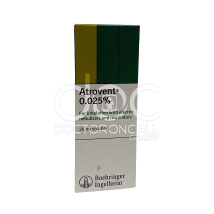 Atrovent 0.025% Inhaler 20ml - DoctorOnCall Online Pharmacy