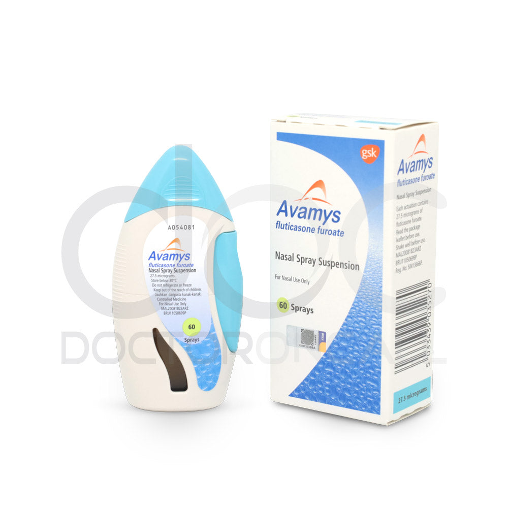 Avamys 27.5mcg Nasal Spray Suspension 60 doses - DoctorOnCall Farmasi Online