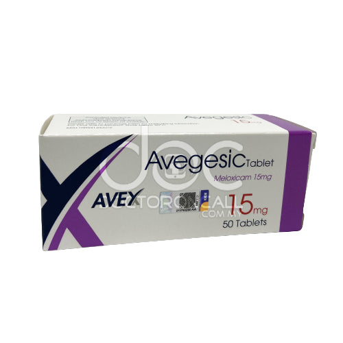 Avegesic 15mg Tablet 50s - DoctorOnCall Online Pharmacy